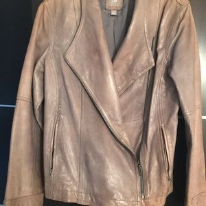 J Jill Leather Biker Jacket